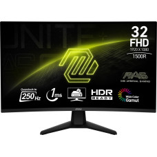 MSI MAG 32C6X computer monitor 80 cm (31.5") 1920 x 1080 pixels Full HD Black