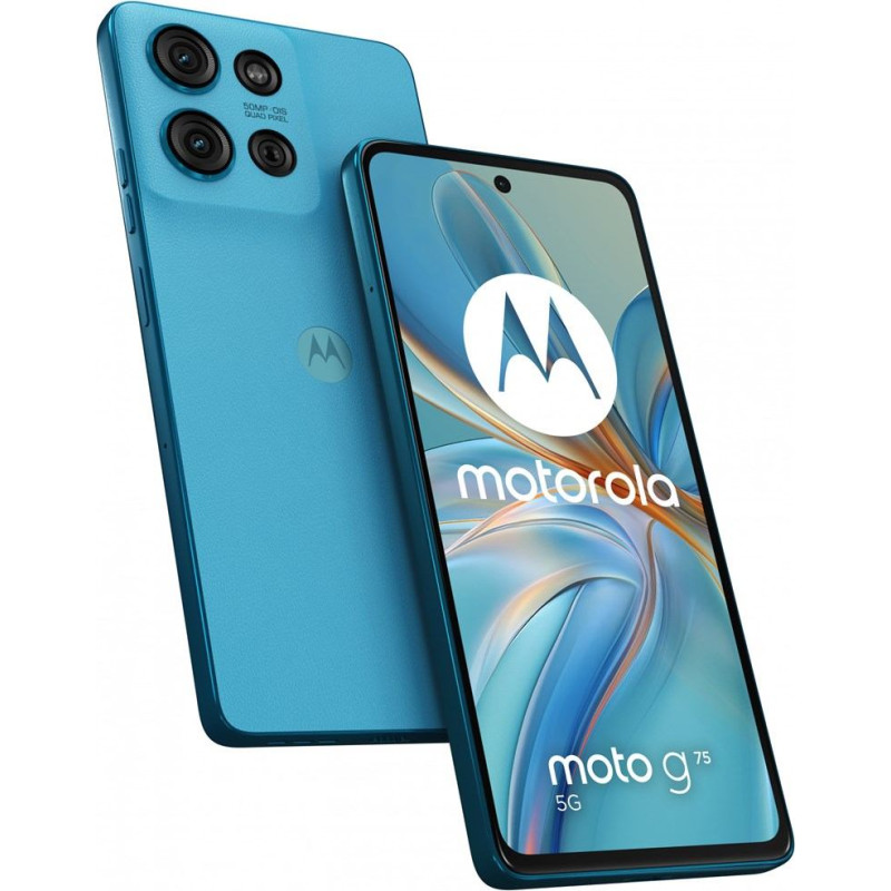 Motorola moto g75 5G 17.2 cm (6.78") Hybrid Dual SIM Android 14 USB Type-C 8 GB 256 GB 5000 mAh Blue