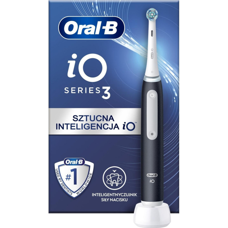 Oral-B Elektrinis dantų &scaron;epetėlis Oral-B iO3 Matt Black