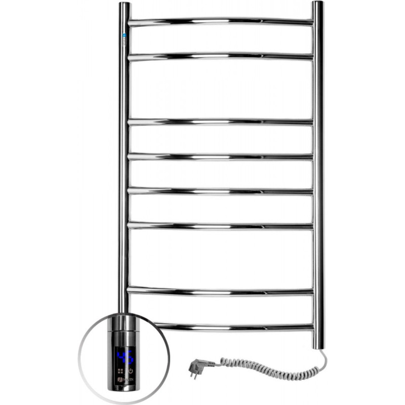 Navin Electric towel warmer Kamelia 480*800 Sensor with timer, right-hand side, stainless steel 10-007033-4880