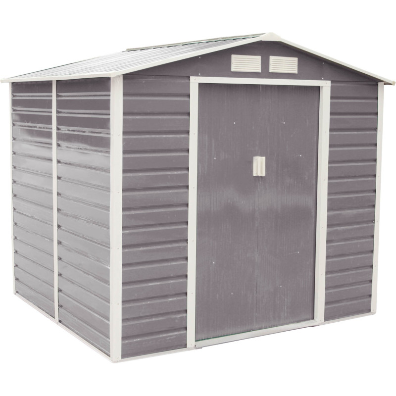 G21 Garden shed GAH 407 - 213 x 191cm, plastic, grey 63900521