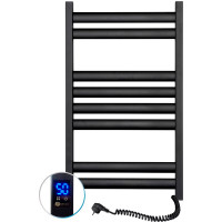 Navin Electric towel warmer Elipse 500*800 Sensor, right-hand version, black, 12-245053-5080.