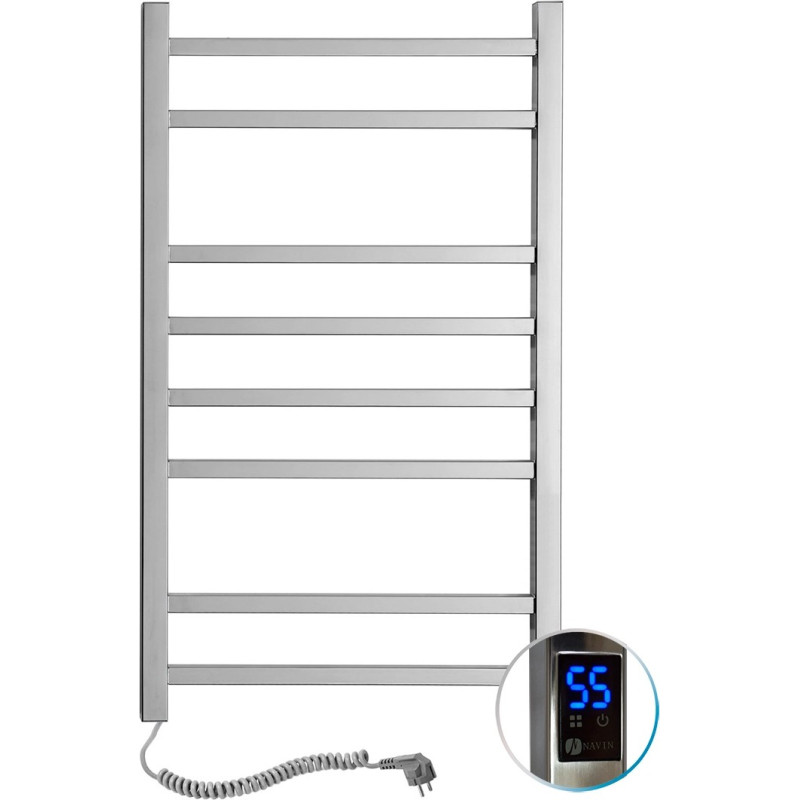 Navin Electric towel warmer, Loft 500*800, sensor on the left, 10-043153-5080.