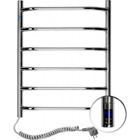 Navin Electric towel warmer, Blue, 480*600, with sensor and timer, left, 10-006133-4860.