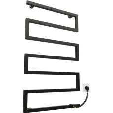 Kosser Electric towel warmer Zeta 900x550 ER, with timer, black (cable on the right)