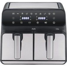 Zyle Hot air fryer, ZY802DAF, 8 liters, with two cooking baskets.