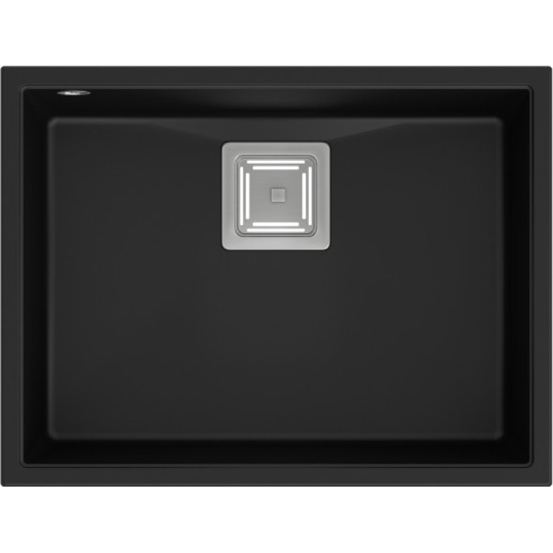 Quadron Sink DAVID 50 HQD5542U7-BS, 550x420x225, anthracite black/steel.
