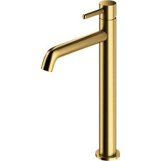 Omnires Tall, polished gold-colored bathroom faucet &ndash; Y Y1212GLB