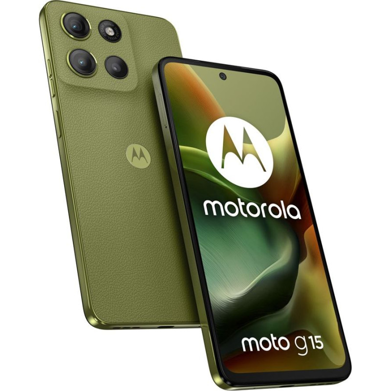 Motorola moto g15 17.1 cm (6.72") Dual SIM Android 15 4G USB Type-C 4 GB 128 GB 5200 mAh Green