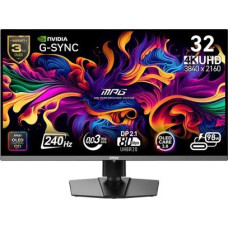 MSI Monitor MPG 322URX QD-OLED 31.5/LED/FLAT/240Hz/Black