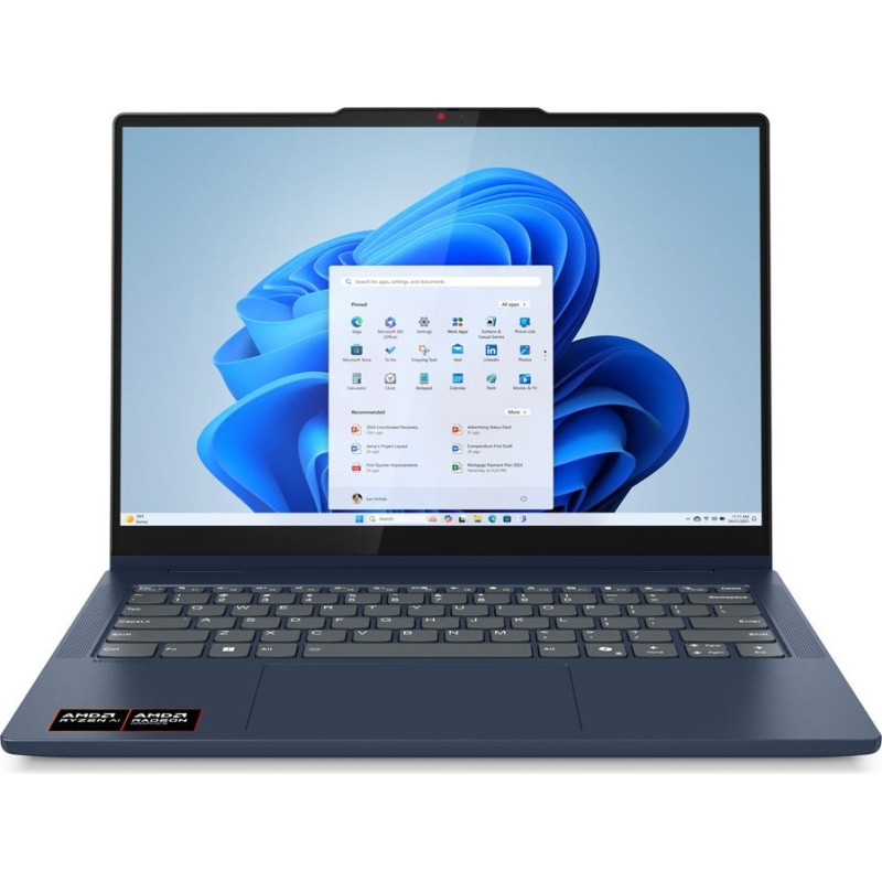 Lenovo IdeaPad 5 2-in-1 14AKP10 Copilot+ PC AMD Ryzen&trade; AI 7 350 Hybrid (2-in-1) 35.6 cm (14") Touchscreen WUXGA 16 GB LPDDR5x-SDRAM 1 TB SSD Wi-Fi 7 (802.11be) Windows 11 Home English Blue New Repack/Repacked