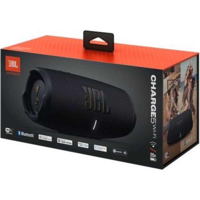 JBL Charge 5 Wi-FI Wireless Speaker Black EU