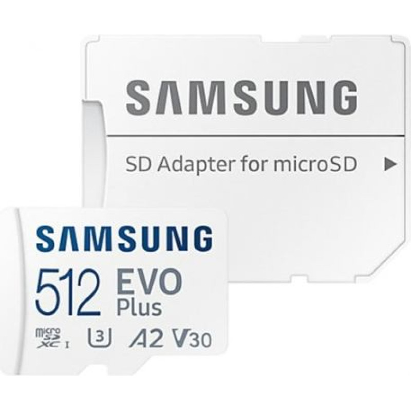 Samsung Memory card microSD MB-MC512SA EU EVO Plus 512GB + adapter