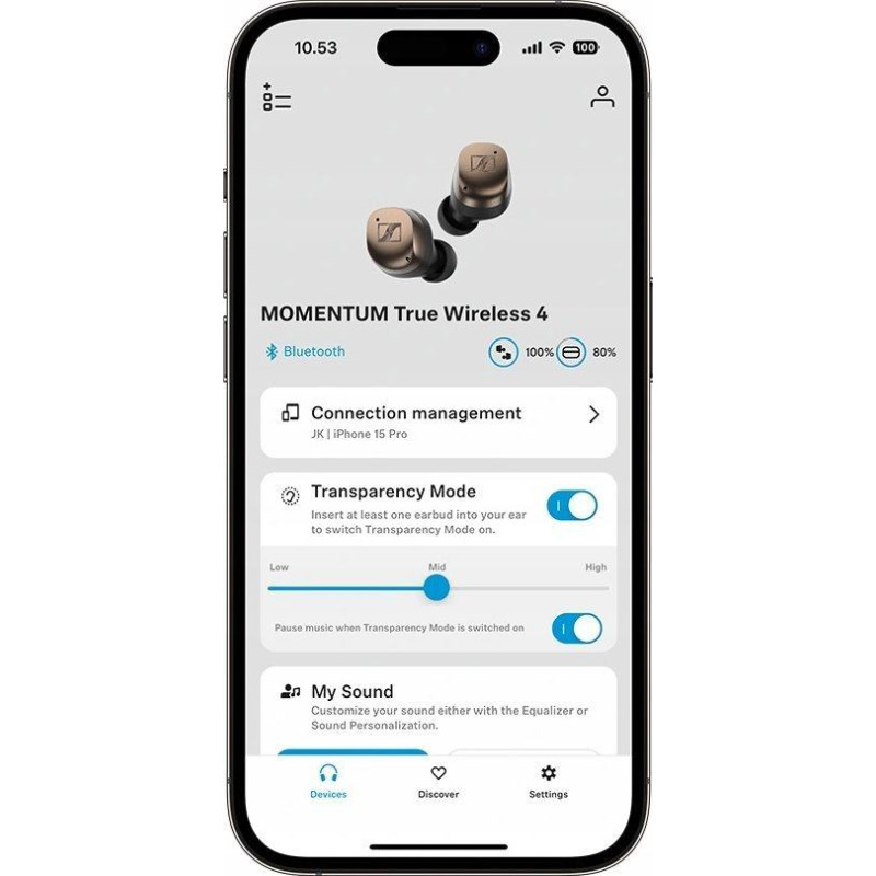 Sennheiser Słuchawki Sennheiser Momentum 4 Czarno-miedziane