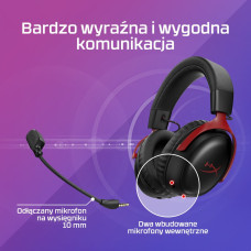 Hyperx Słuchawki HyperX Cloud III Wireless Czerwone (A59Z0AA)