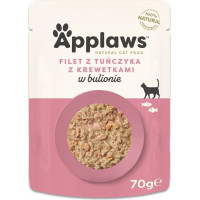 Applaws Tuna Fillet with prawn in broth - wet cat food - 70g