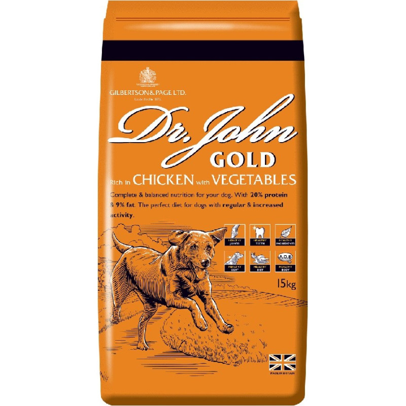 Dr. John DR JOHN Gold Chicken - dry dog food - 15kg