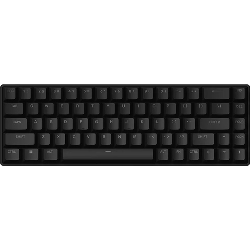 FGG FIRE68 RGB, Gateron Dual-Rail Universal Switch, Black