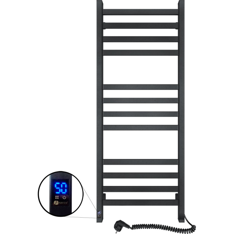 Navin El.rank&scaron;luosčių džiovintuvas Navin Avangard 480*1200 Sensor de&scaron;inė juodas 12-228053-4812