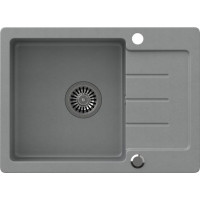 Quadron Virtuvinė plautuvė Quadron JOHNNY 116 HCQJ6044SZK, pilka