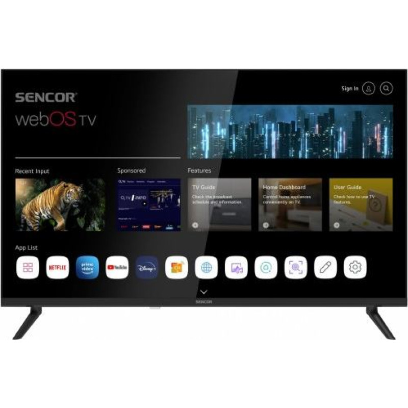 Sencor SLE 32S803B Smart webOS DVB-T/T2/C/S/S2 BT5