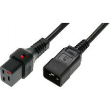 Digitus Server power cable 3x1.5mm2 simple type IEC C20/IEC C19 straight M/2m black
