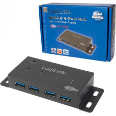 Logilink USB 3.0 HUB, 4-Port, Metal housing