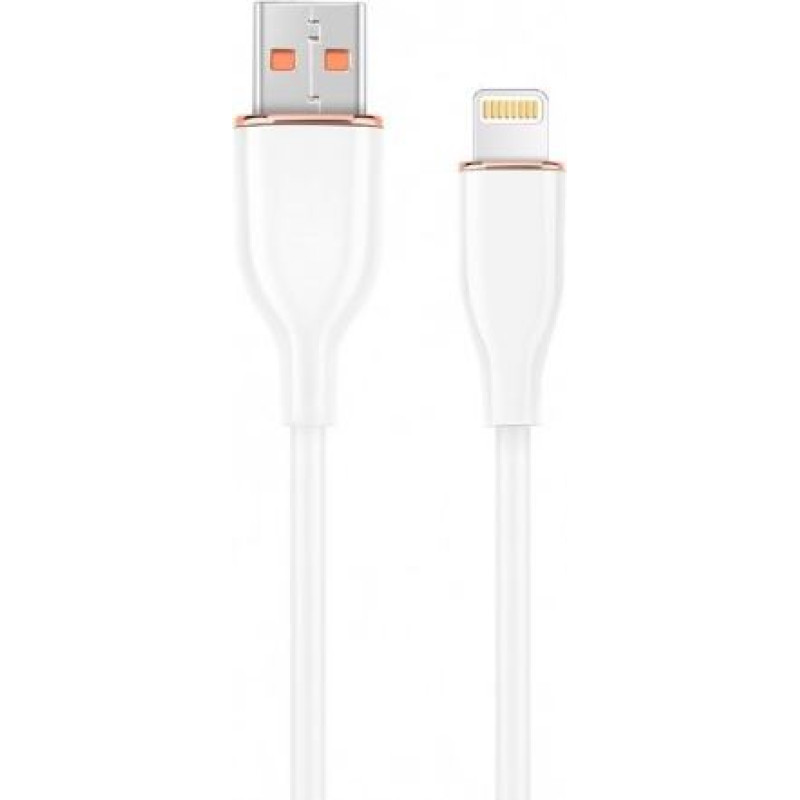 Gembird 8-pin cable charging and data cable, 1.5 m, white