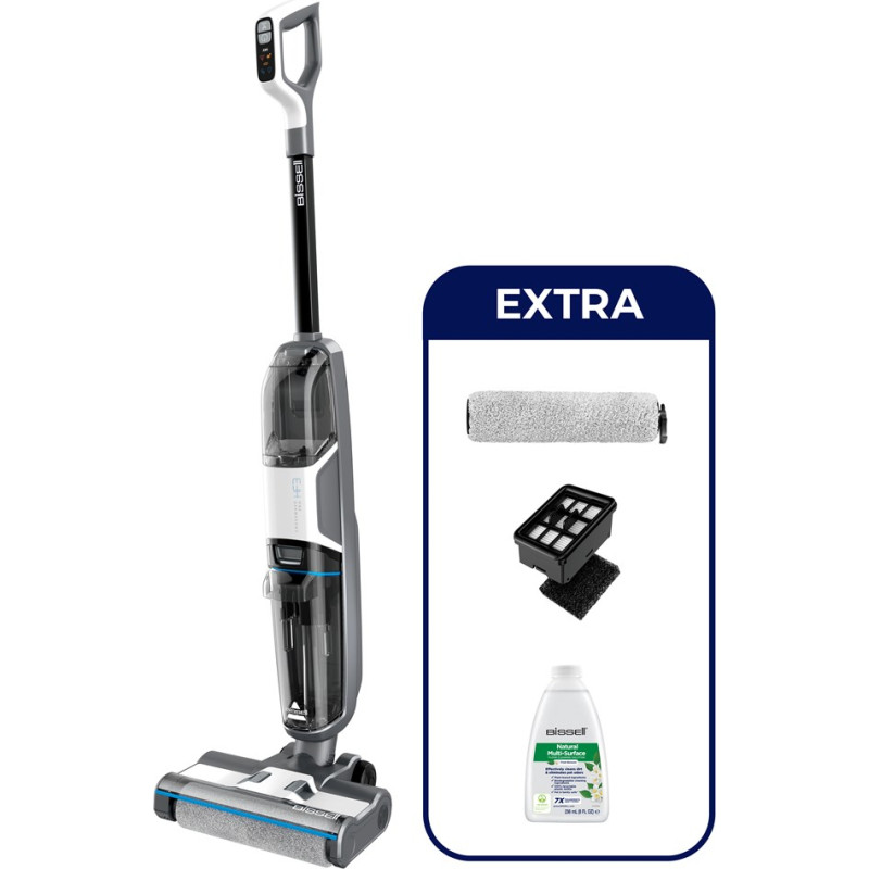 Bissell CrossWave HF3 Cordless Pro Upright vacuum Battery Dry&wet Bagless 0 L 200 W Black, Silver