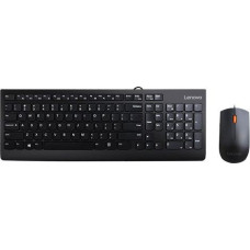Lenovo 300 keyboard Mouse included Universal USB QWERTY US English Black