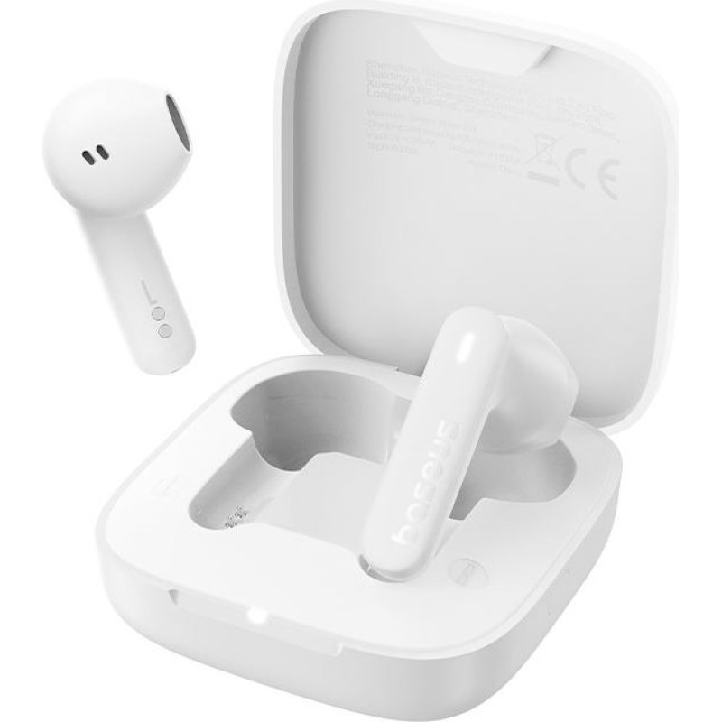 Baseus Bowie E16 Headset True Wireless Earphones In-ear Calls/Music USB Type-C Bluetooth White
