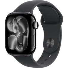 Apple Watch Series 11 (2025) GPS 42mm Jet Black Alu Case, Black Sport Band S/M EU MEQT4
