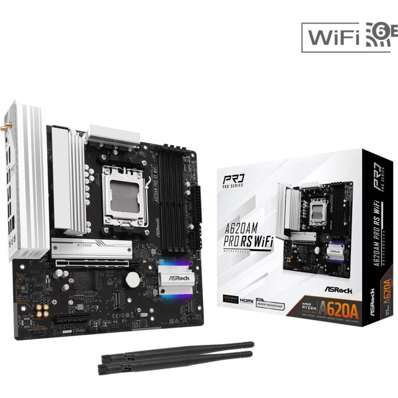 Asrock A620AM PRO RS WIFI motherboard