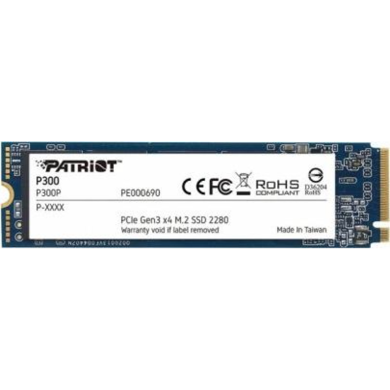 Patriot SSD P300 512GB M.2 PCIe Gen 3 x4 1700/1200