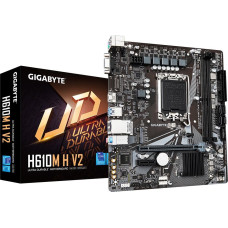 Gigabyte H610M H V2 Motherboard - Supports Intel Core 14th CPUs, 4+1+1 Hybrid Digital VRM, up to 5600MHz DDR5, 1xPCIe 3.0 M.2, GbE LAN, USB 3.2 Gen 1