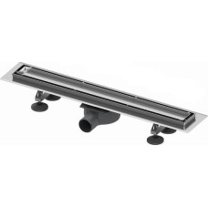 Tece 2-in-1 shower grate set with dual-sided steel/plate grates, 800mm. Linus 15103080.