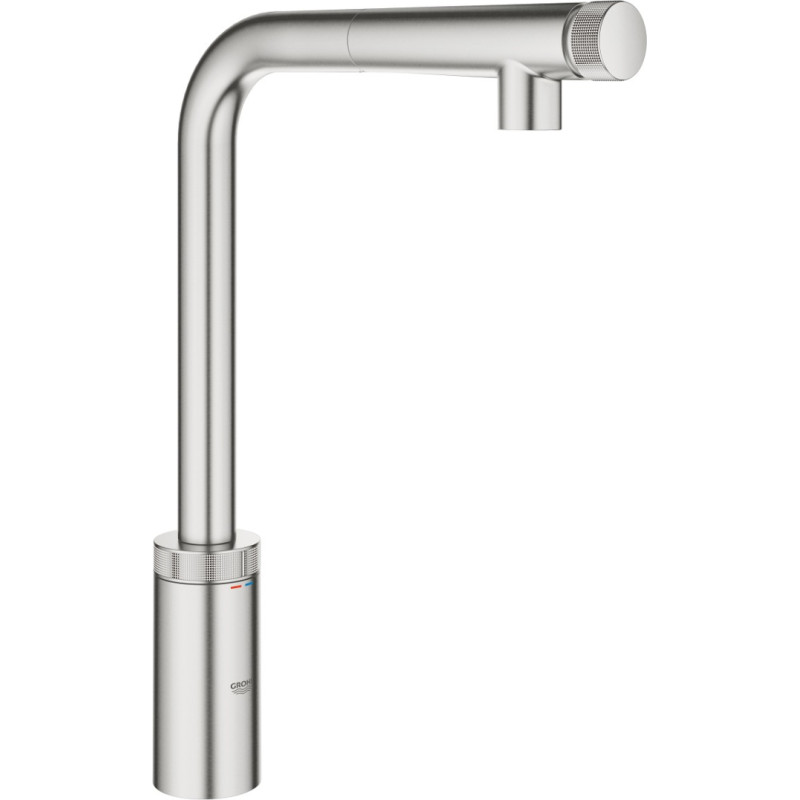 Grohe Kitchen mixer with pull-out shower head, Minta Smartcontrol, 31613DC0, stainless steel.