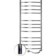 Navin Electric towel warmer Camelia 480x1200, chrome, 10-007033-4812, (cable on the right)