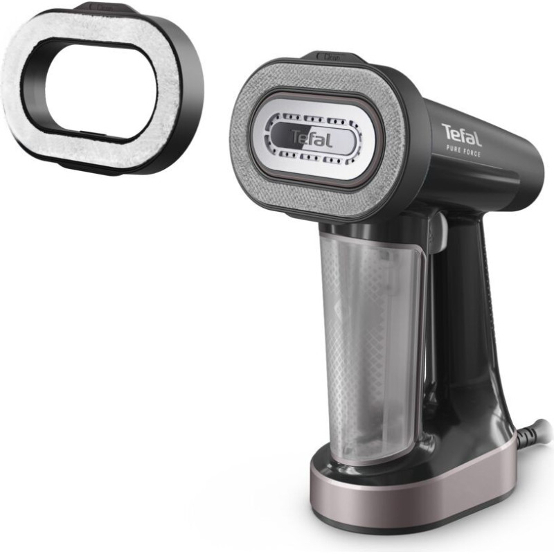 Tefal Steam iron Pure Force DT8765E0, 3-in-1, 1800 W, black/pink.