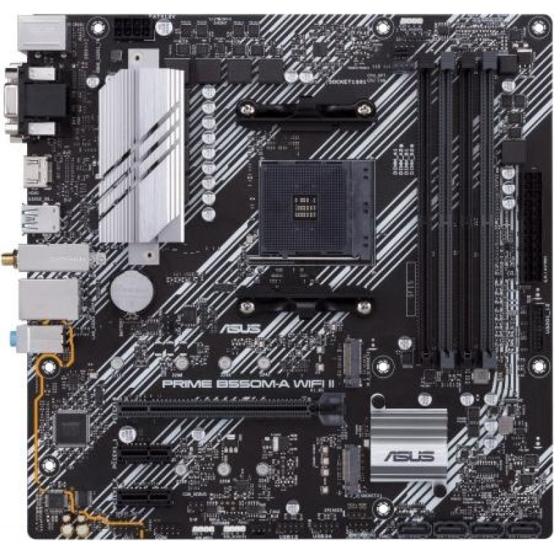 Asus PRIME B550M-A WIFI II AM4 4DDR4 HDMI M.2 mATX