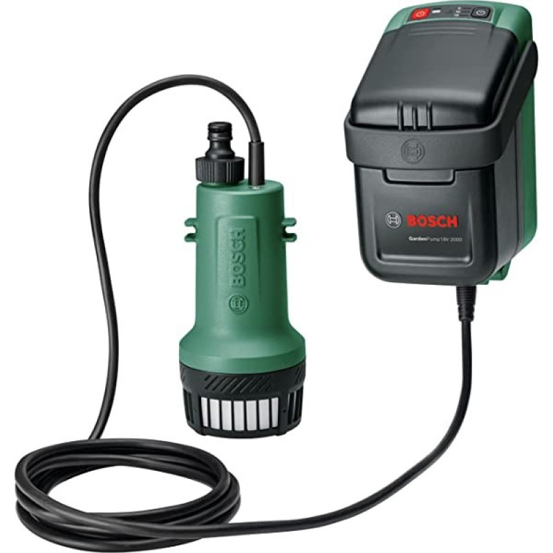 Bosch Accumulator rain water pump GardenPump 18V-2000 solo, 06008C4203, without battery