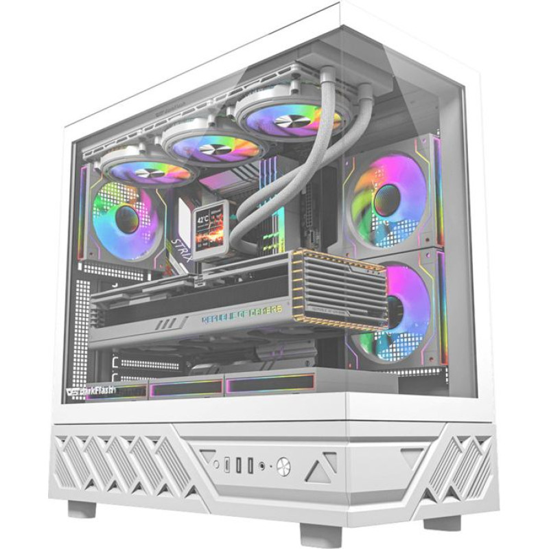 Darkflash DS950 computer case (white) + 6 fans