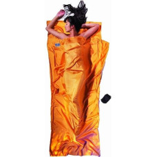 Cocoon TravelSheet Silk Sleeping Bag Liner, Sunset Yellow