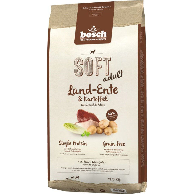 Bosch Soft Adult Duck and Potatoes - dry dog food - 12,5 kg