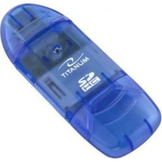 Titanum TA101B card reader Blue USB 2.0