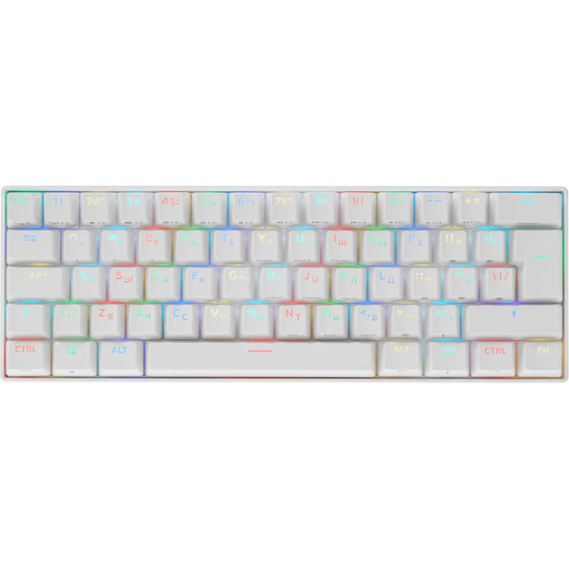 Royal Kludge RK61 White, Red Switch, RU