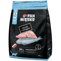 Pan Mięsko PAN MIĘSKO Chicken with trout S - dry cat food - 400g