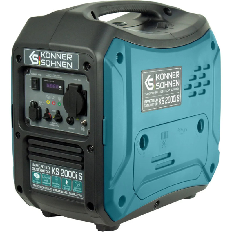 K&ouml;nner & S&ouml;hnen Ks Inverterinis benzininis generatorius KONNER  amp SOHNEN KS 2000i S, 230V, 1800W