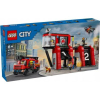 Lego Klocki City 60414 Remiza strażacka z wozem strażackim