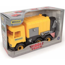 Wader Middle Truck Garbage truck yellow 42 cm